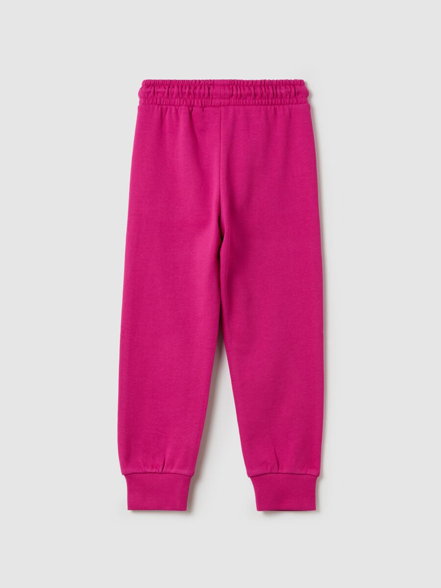 Cotton joggers with drawstring_1