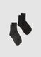 2-pack of black stretch organic cotton socks_0