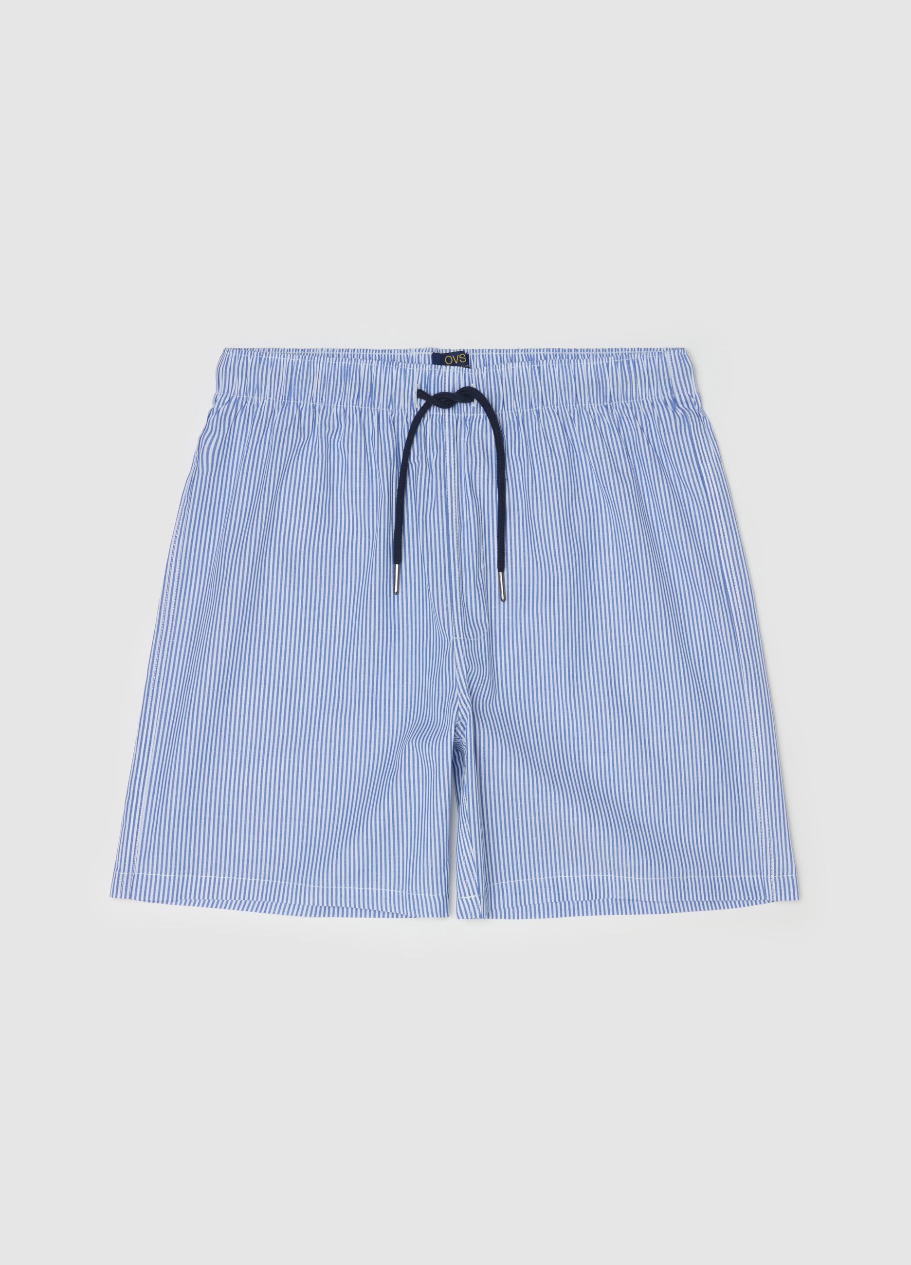 Shorts pigiama in cotone fantasia