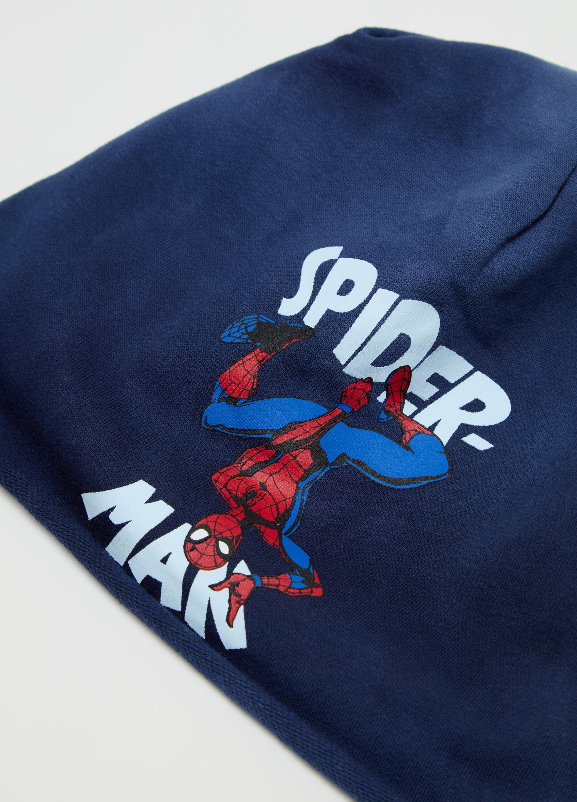 Berretto Tie Dye con stampa Spider-Man