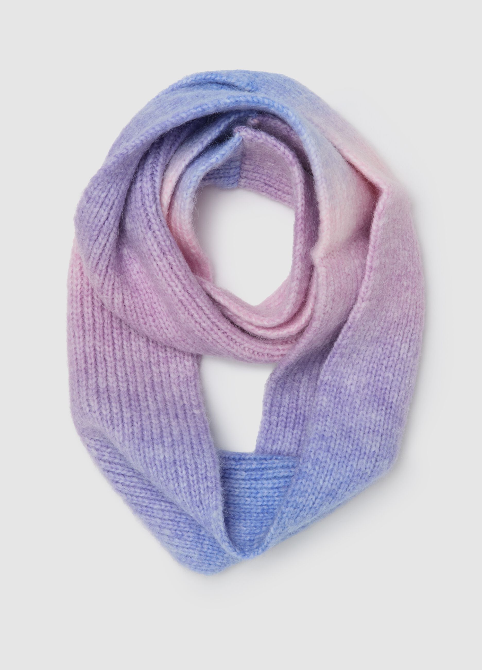 Multicoloured girls' neck warmer