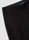Leggings neri in punto Milano di viscosa elasticizzata slim fit_5