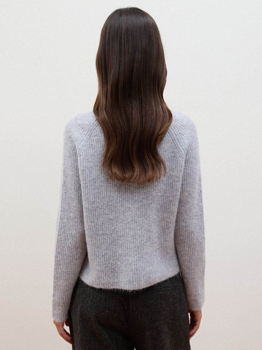 Grey stretch wool and alpaca crew-neck jumper_3