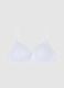 Women's White Stretch Cotton Bra_4