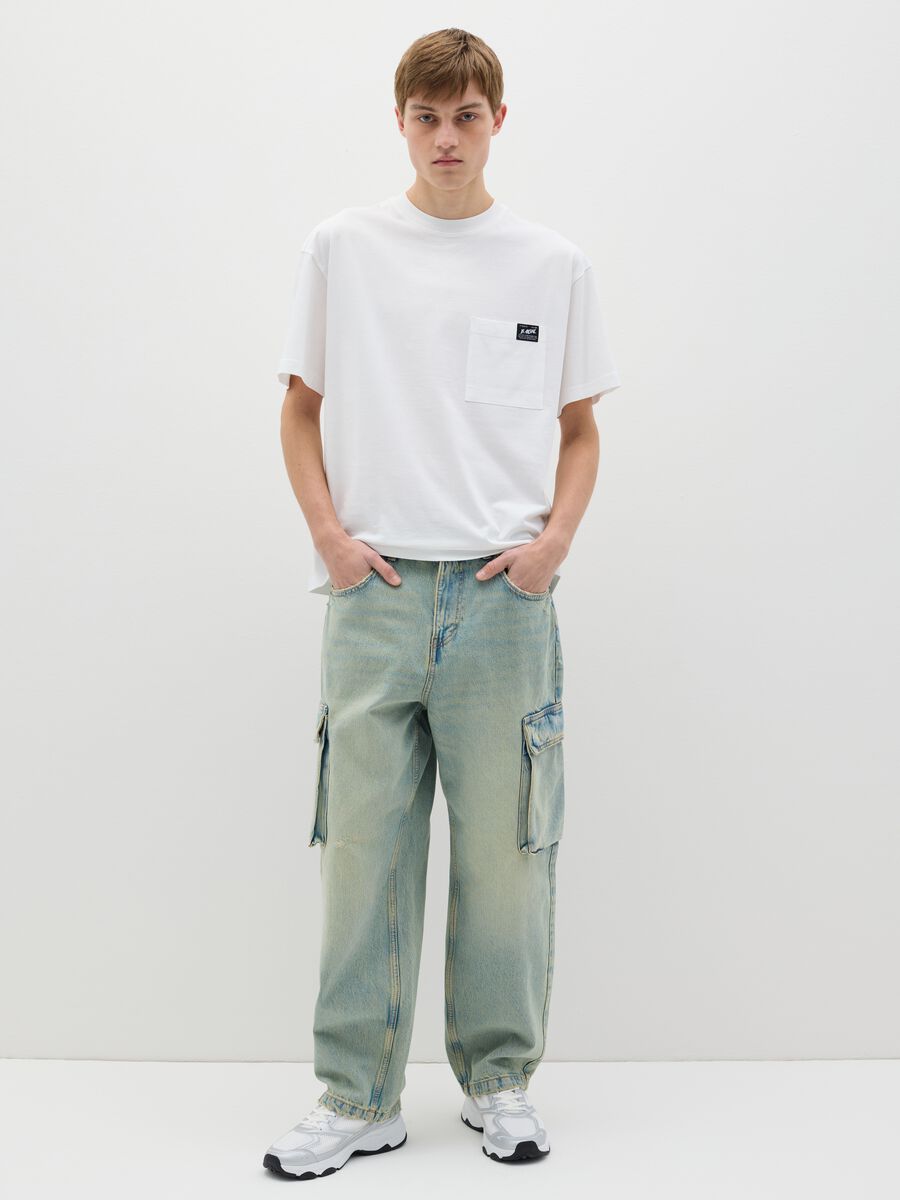 Cotton T-shirt with pocket_1