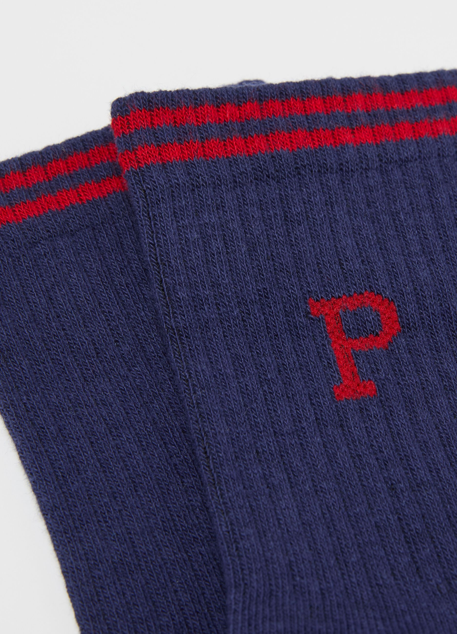 Two-pack tennis socks with logo and fox design