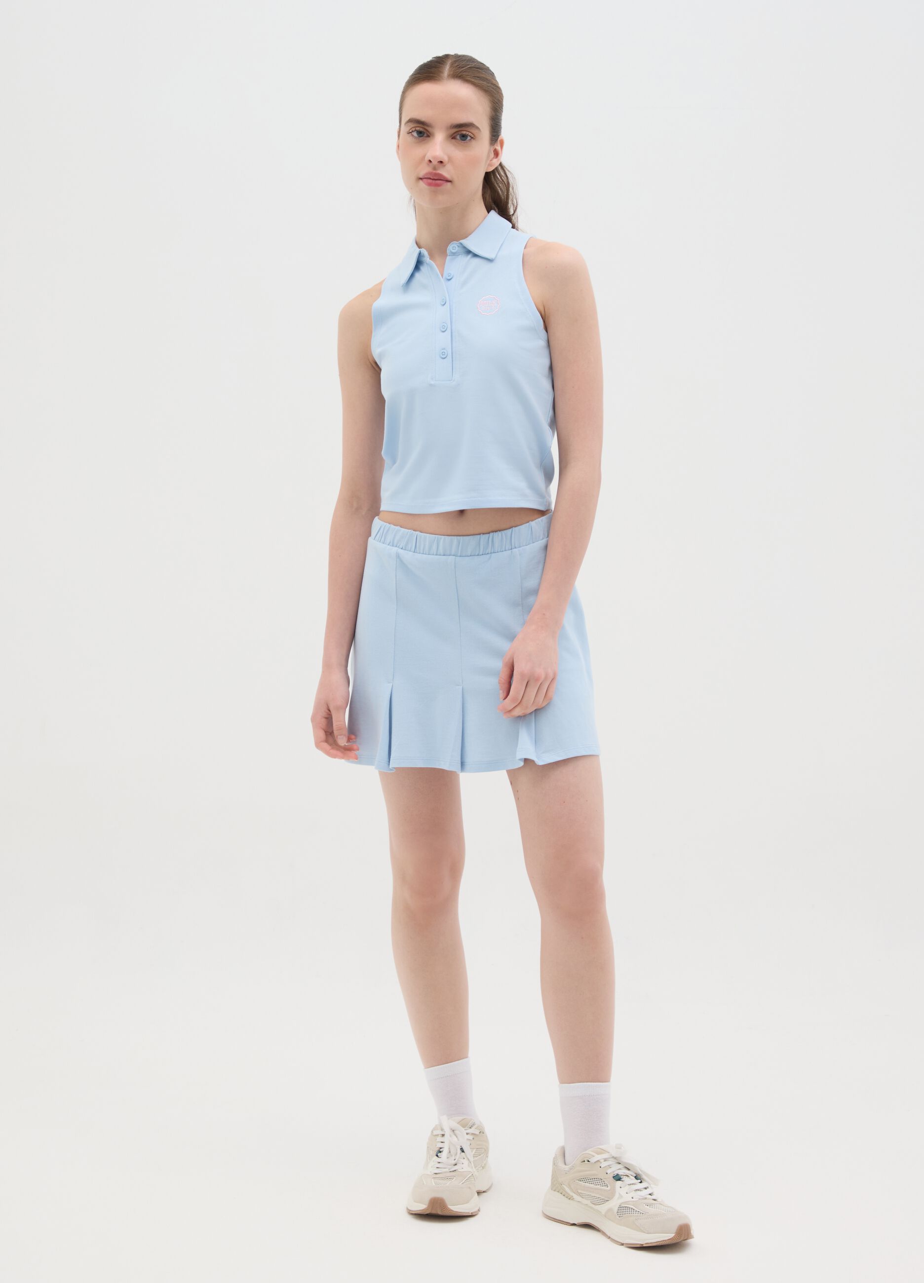 Women's Regular Fit Blue Top