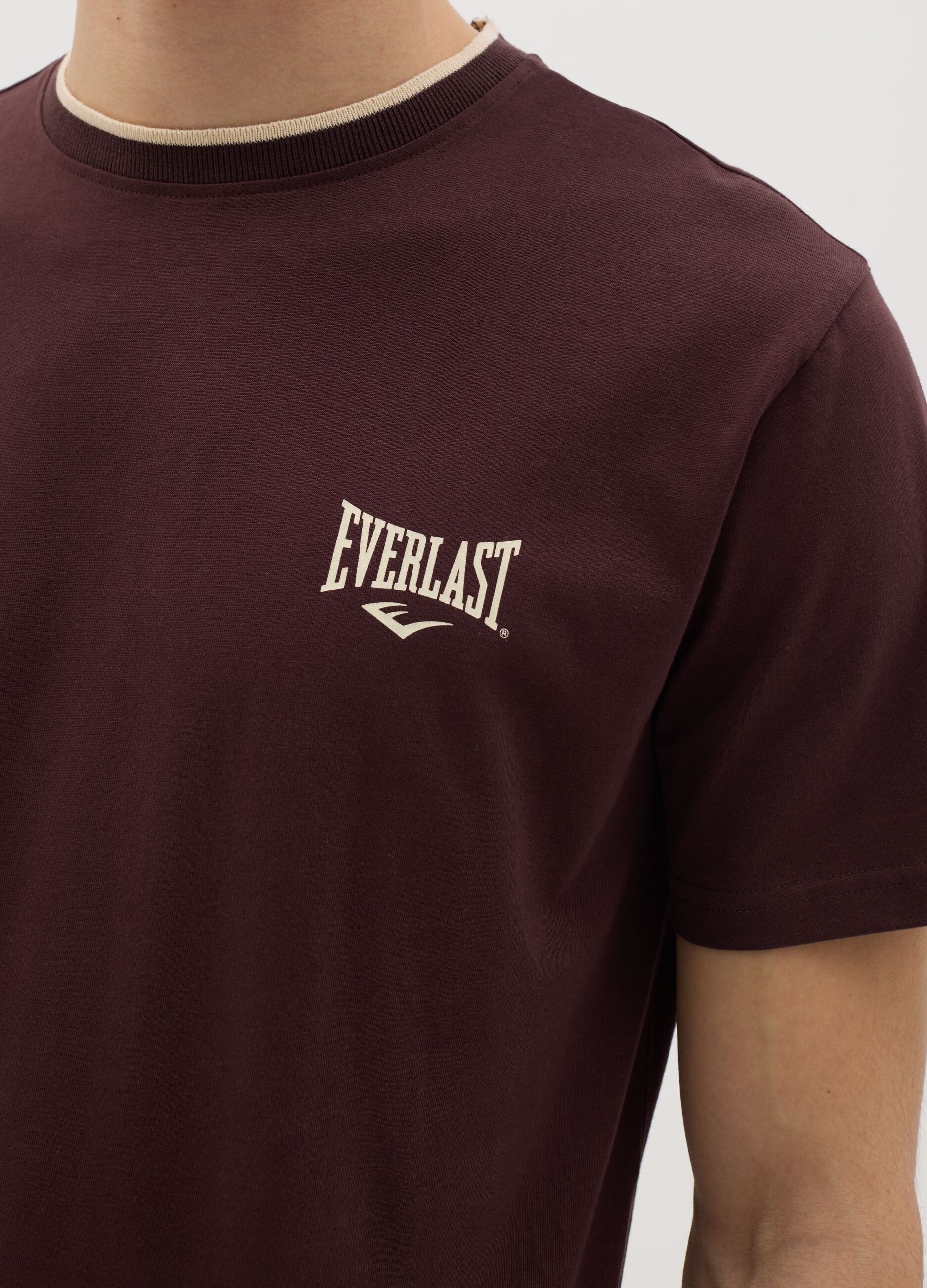 Cotton T-shirt with logo print