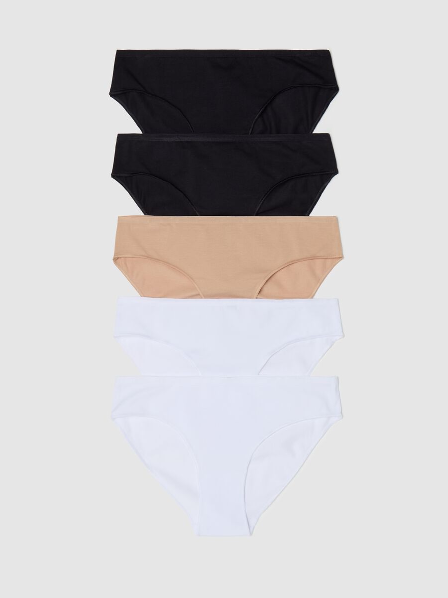 Five-pack briefs in stretch cotton_4