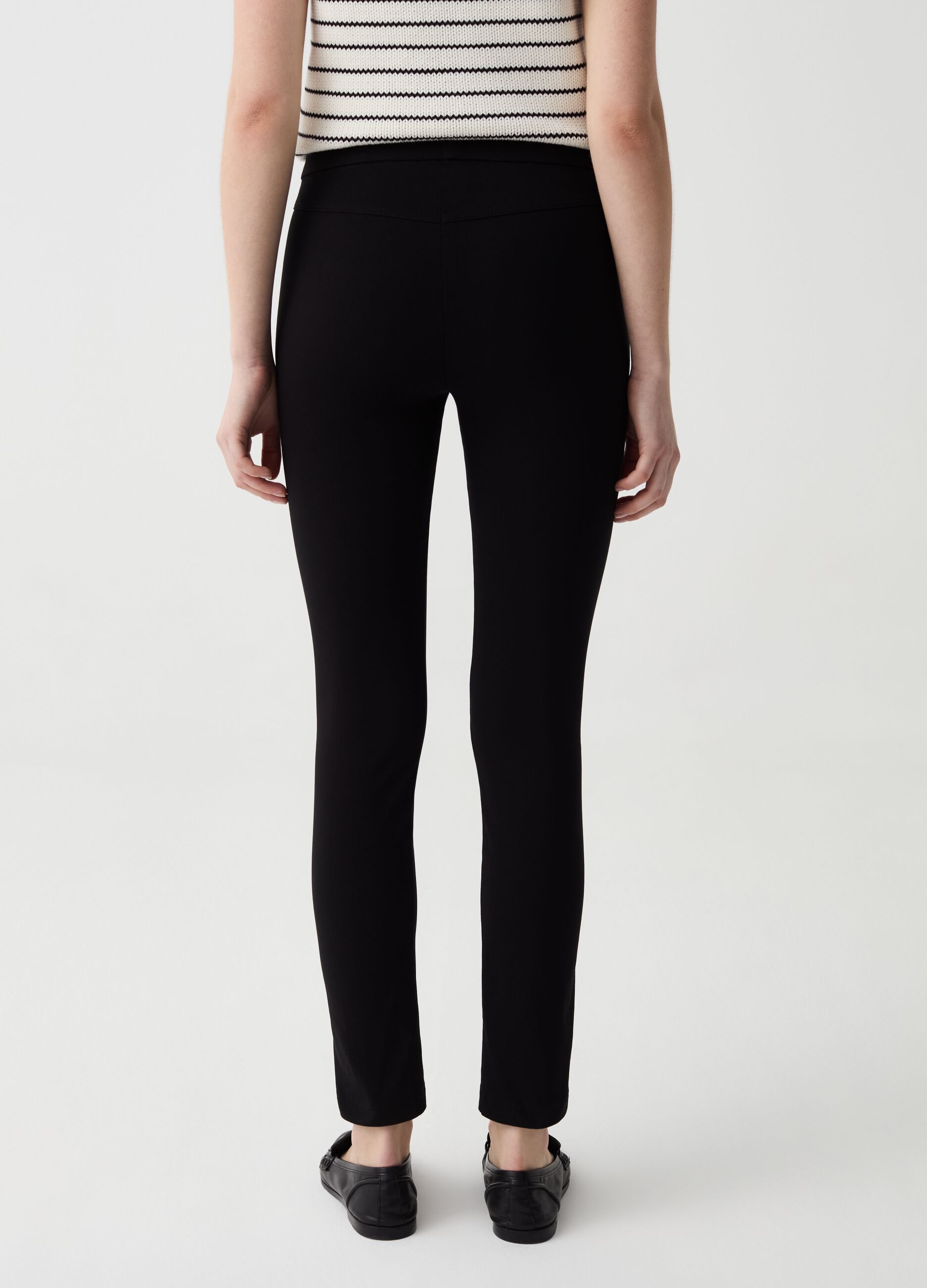 Sustainable stretch viscose treggings