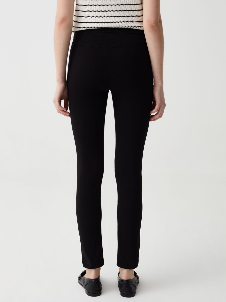 Treggings in viscosa sostenibile stretch_1