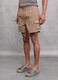 Mocha Cargo Swim Shorts_1