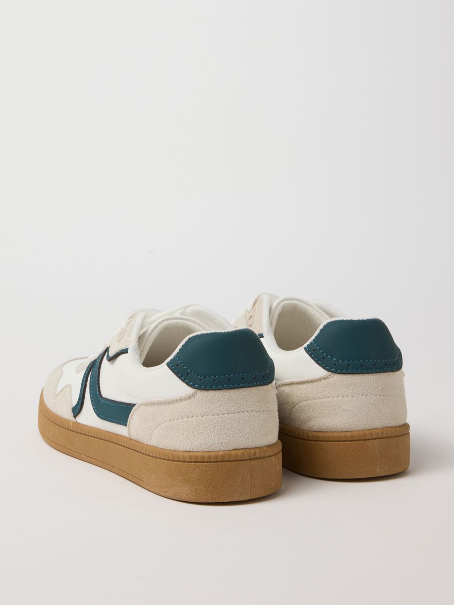 Sneakers in vera pelle multicolor regular fit_1