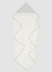 White organic cotton hooded baby bathrobe_2