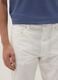 Slim fit stretch cotton white trousers_3