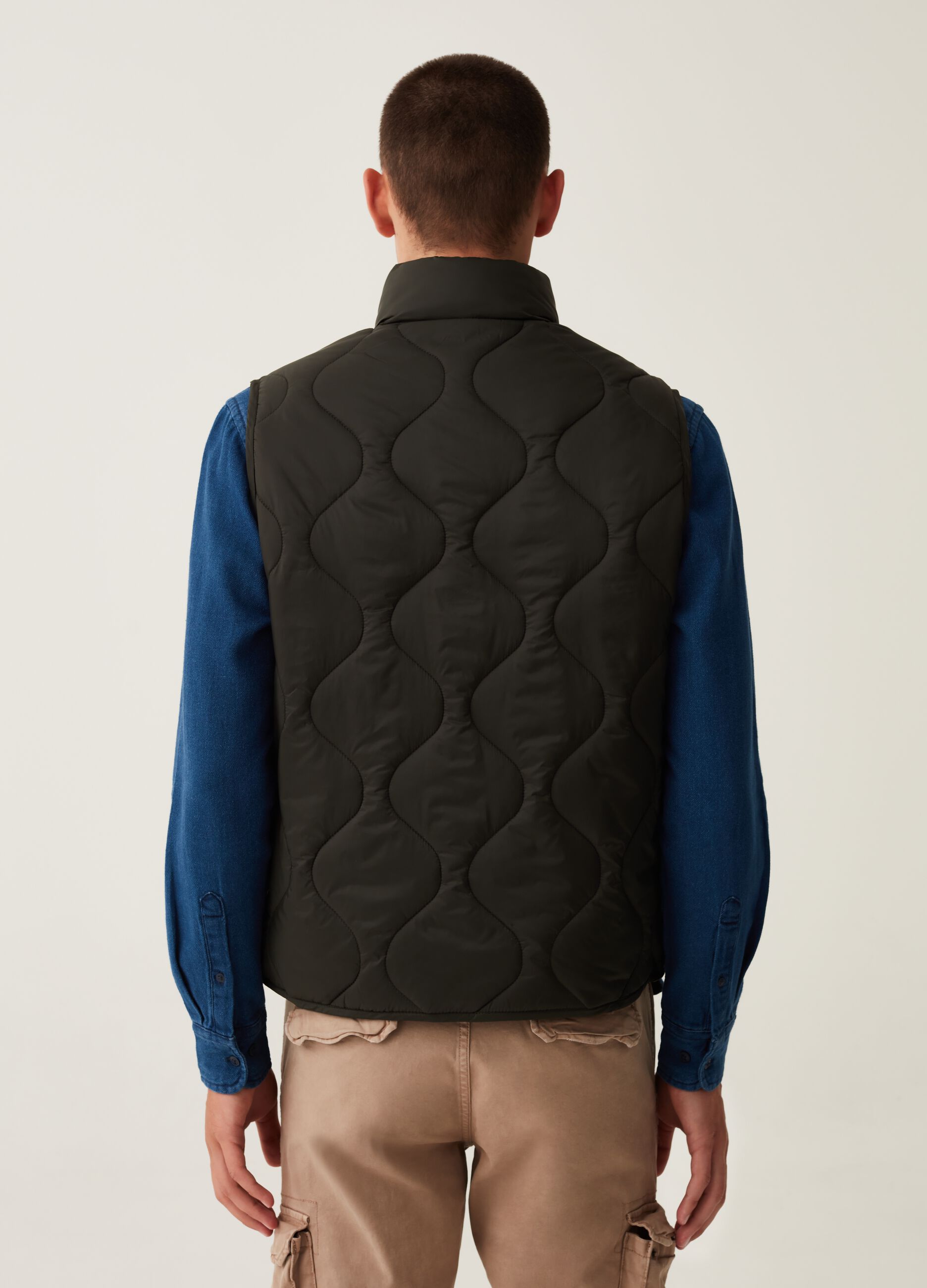 Gilet ultralight trapuntato full-zip_2