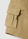 Stretch cotton cargo Bermuda shorts_3