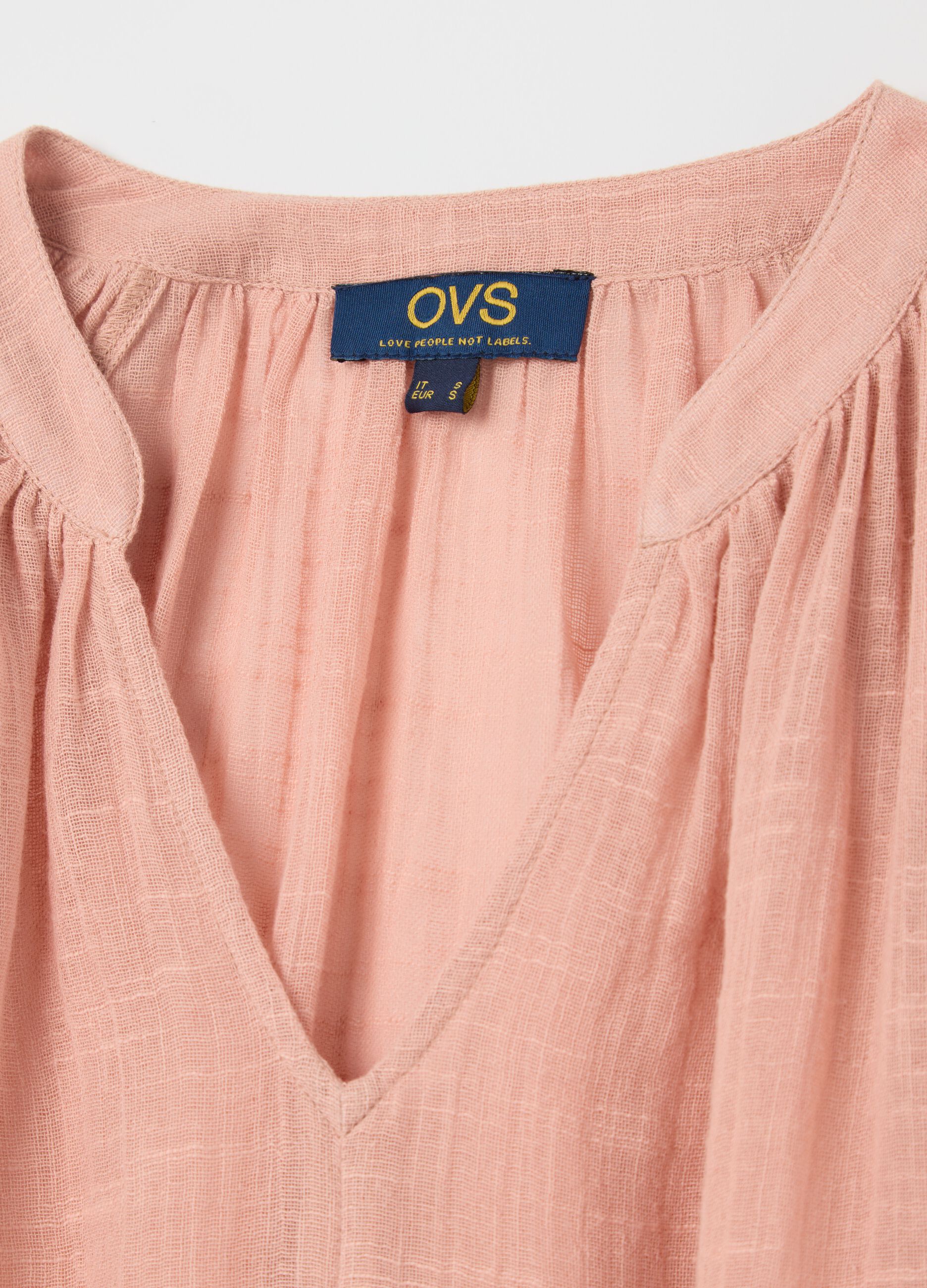 Pink brushed blouse
