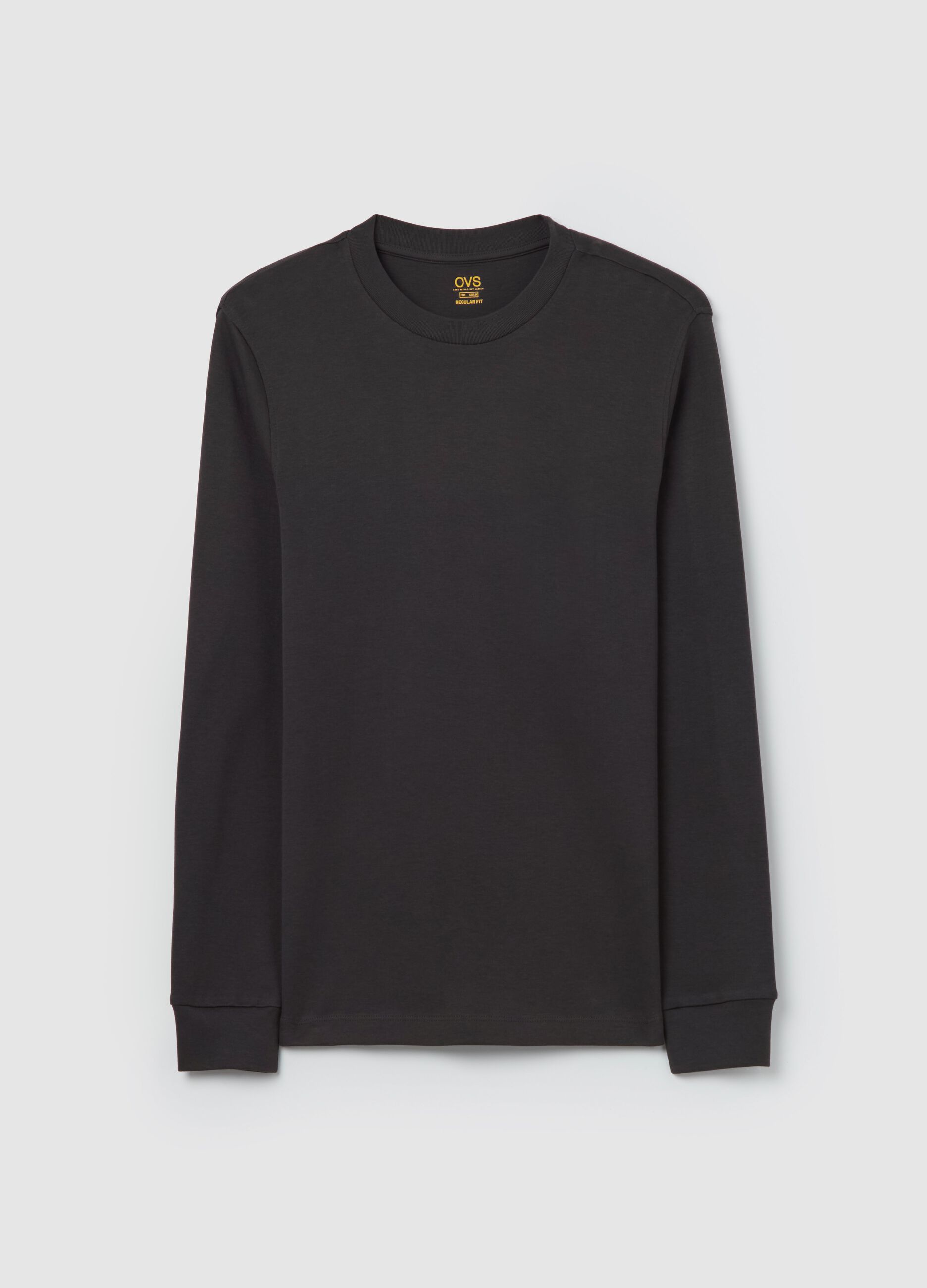 Magliette nere lunghe outlet