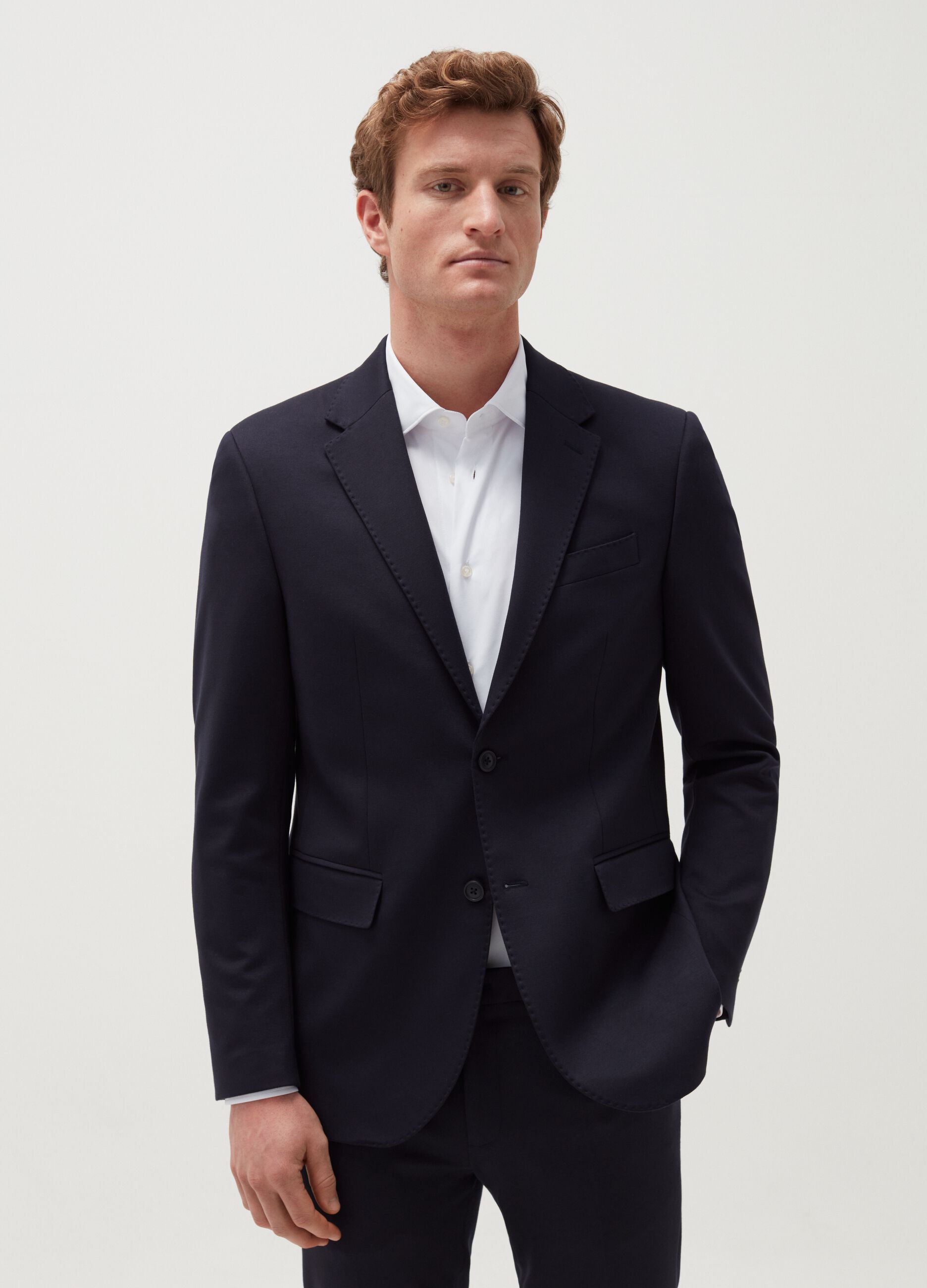 Blazer easy fit tinta unita_0