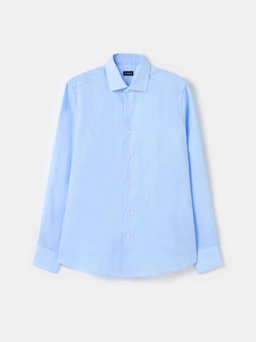 Contemporary shirt in linen_3