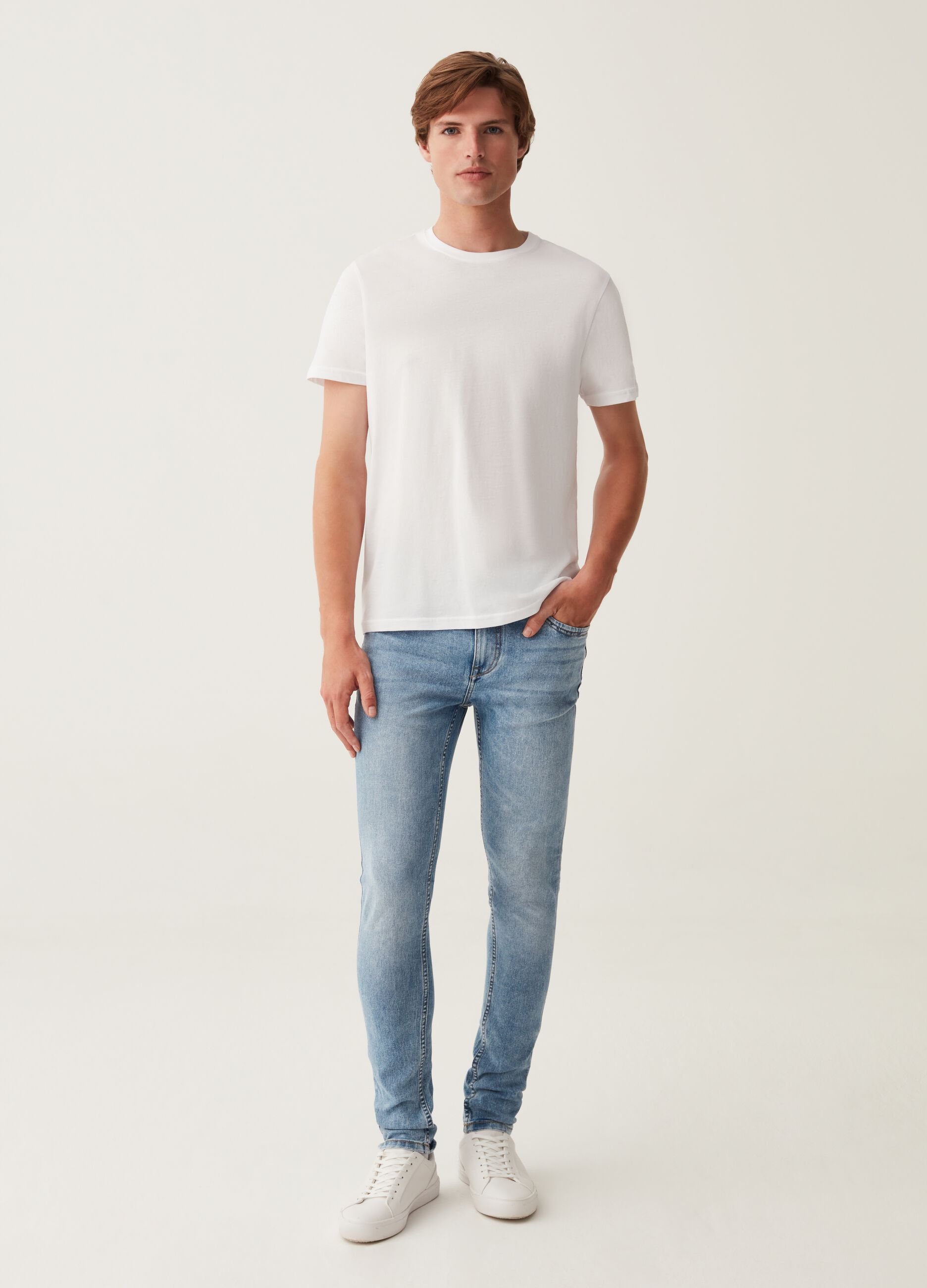 Jeans super skinny fit cinque tasche_0