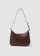 Brown shoulder bag with adjustable strap_1