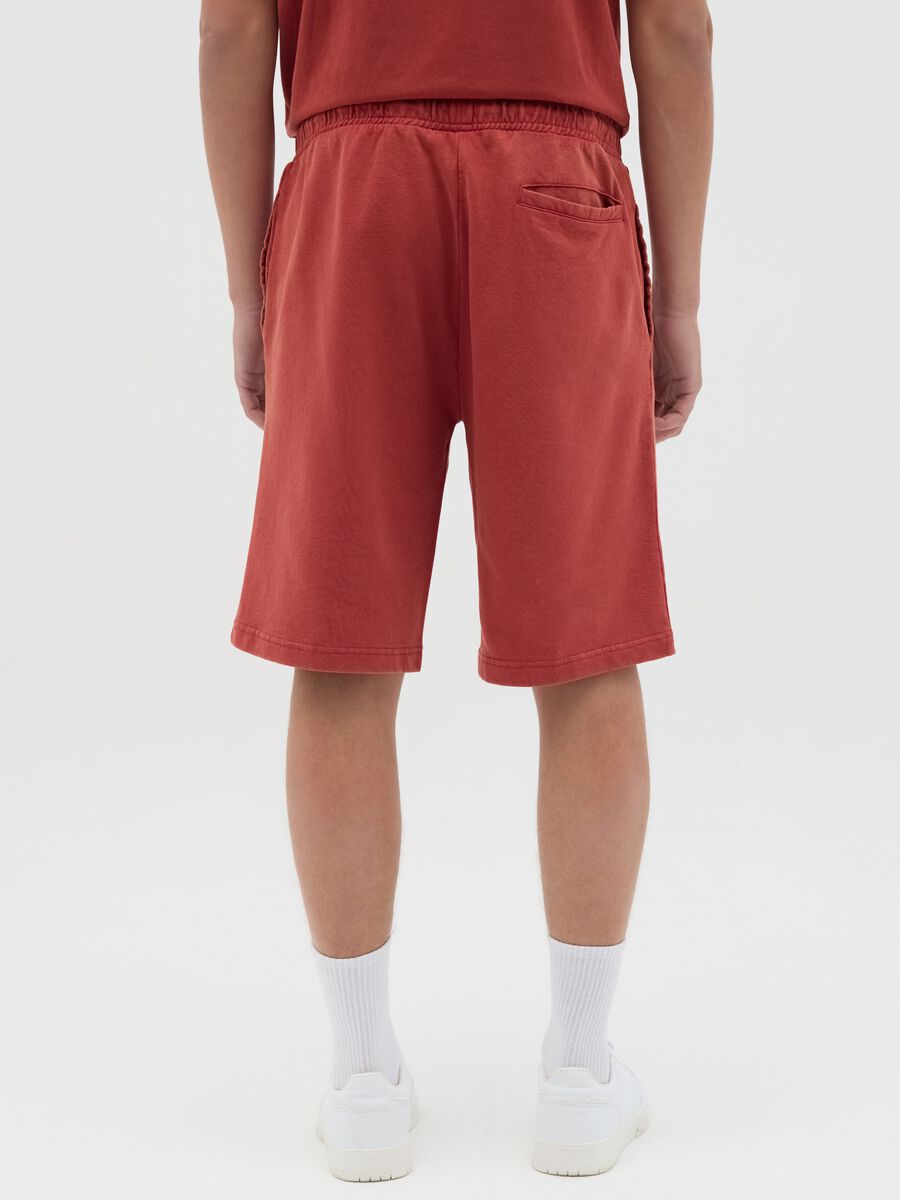 Miami Heat Red Cotton Sports Shorts_3
