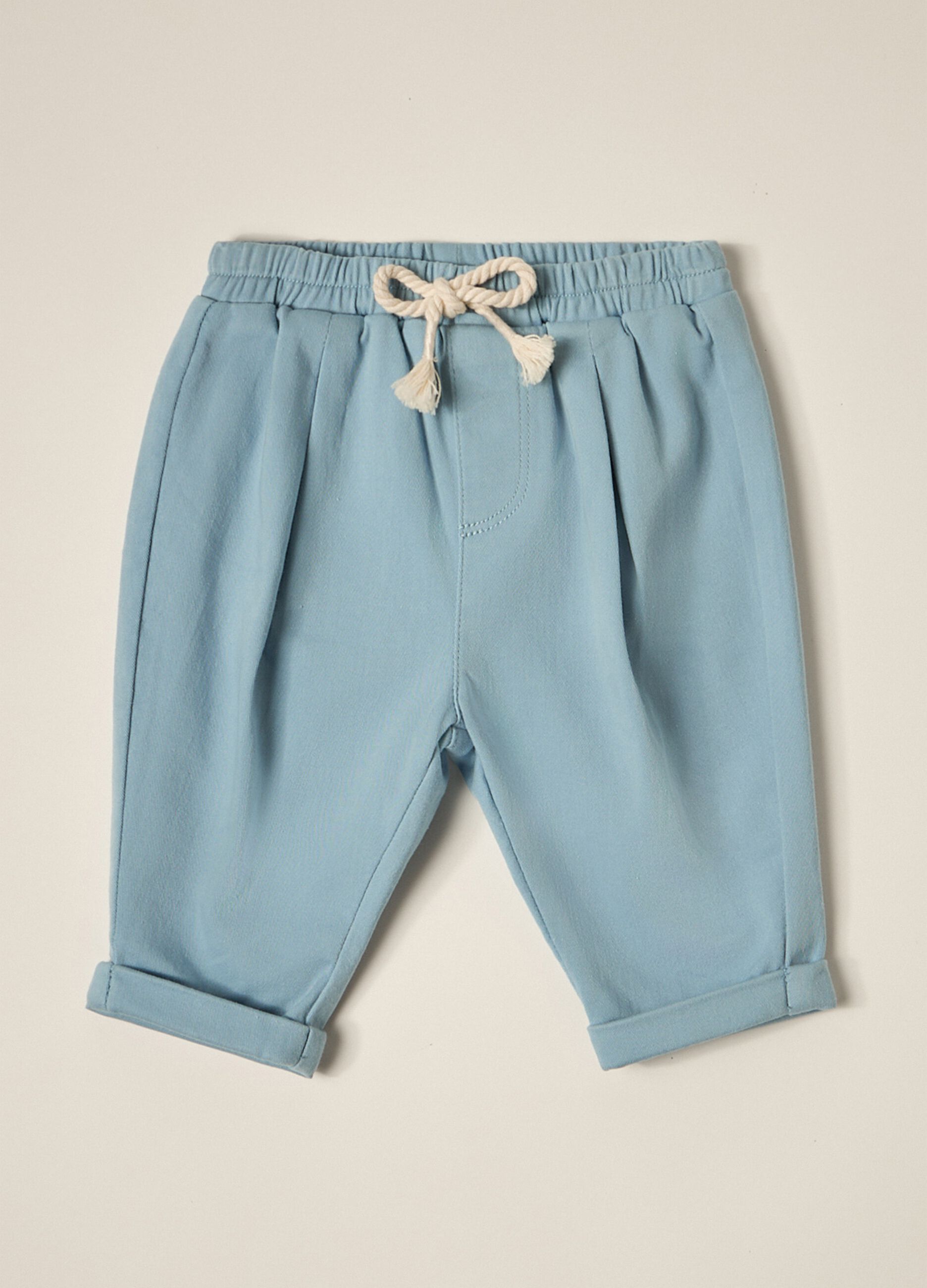 IANA newborn boy jogger in cotton blend