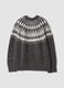Grey Jacquard Crew-Neck Jumper, Regular Fit_2