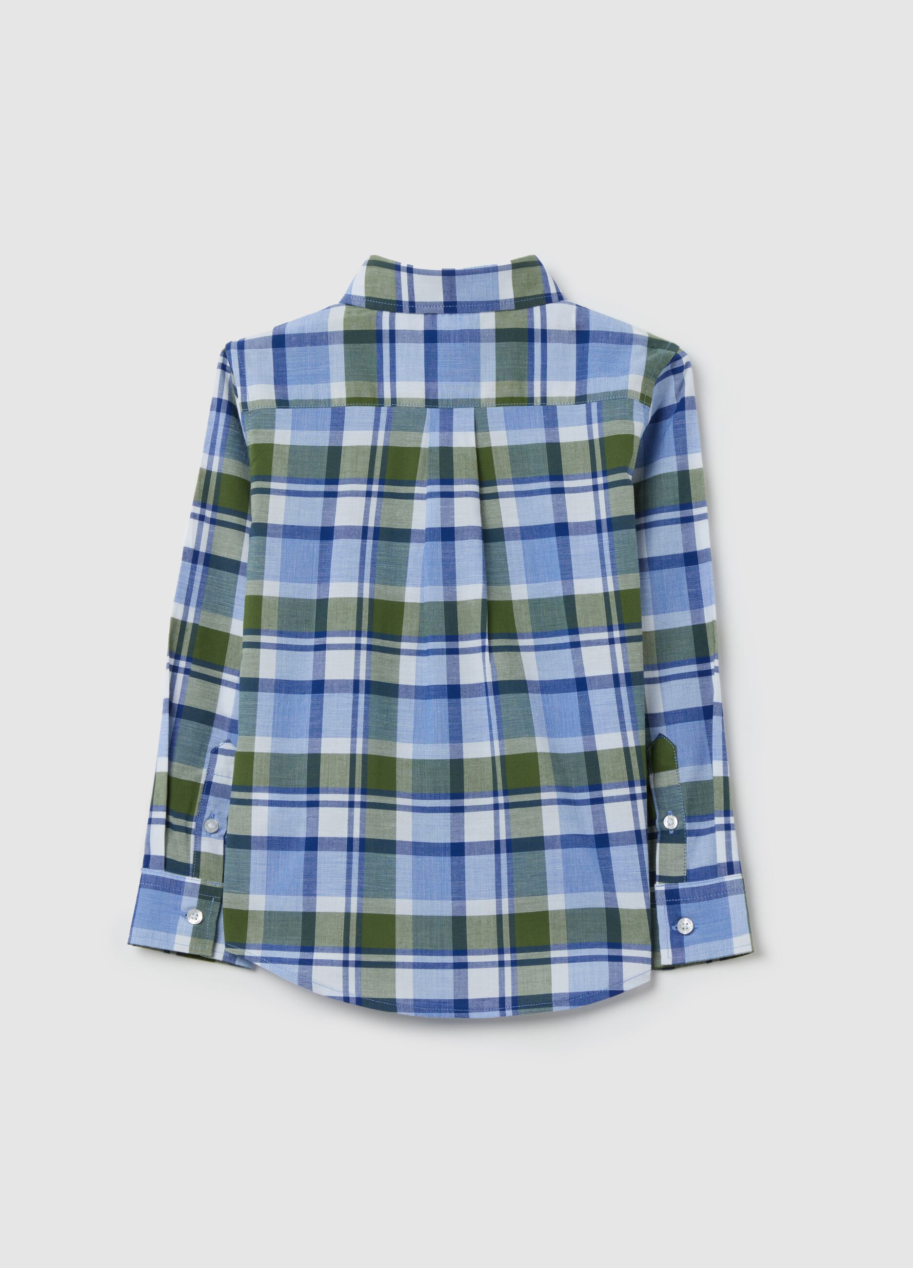 Camicia button-down in fantasia check 