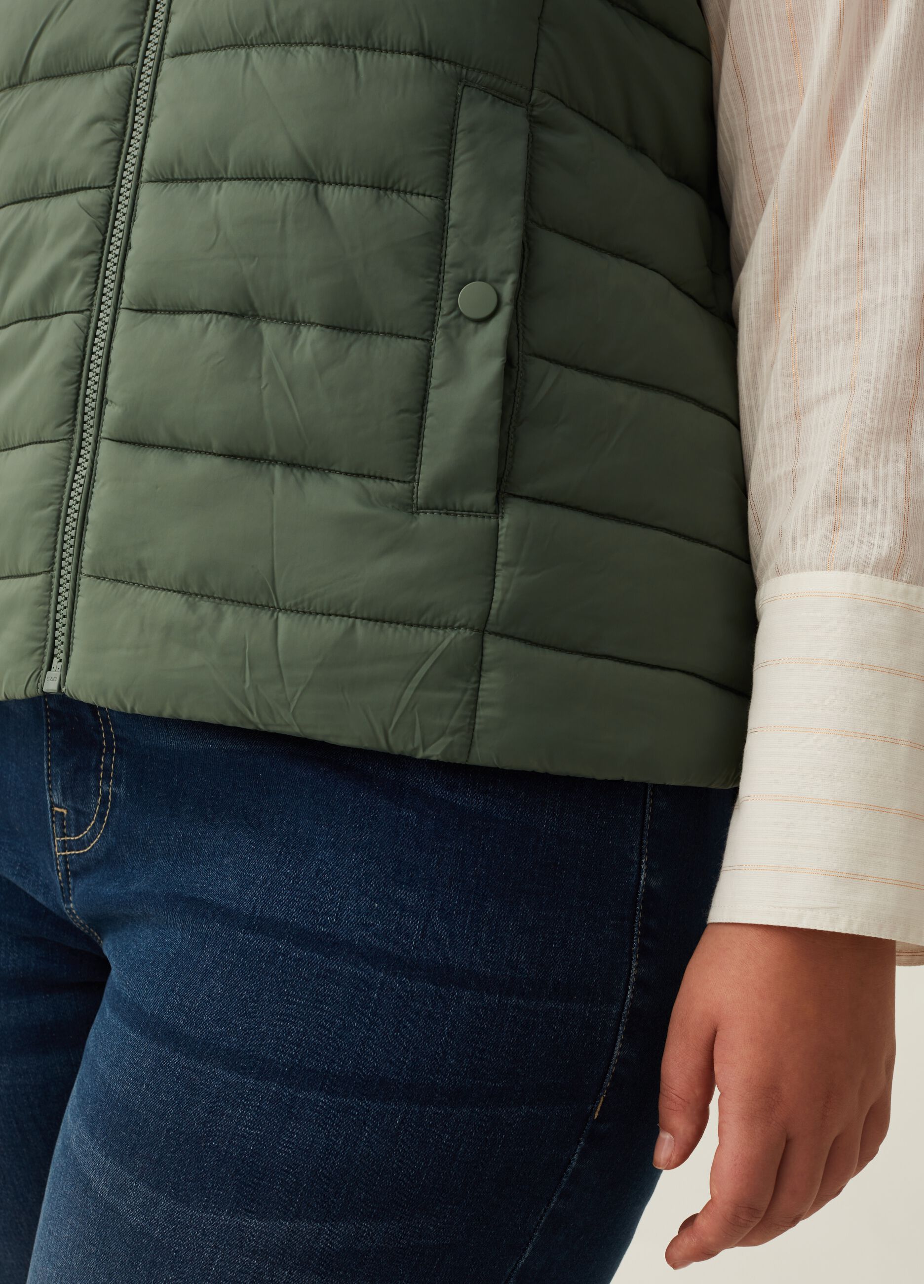 Gilet ultralight a collo alto Curvy_3