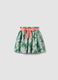 Girls' multicolour pure cotton skirt with butterflies_3