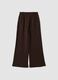 Brown long stretch regular-fit trousers_2