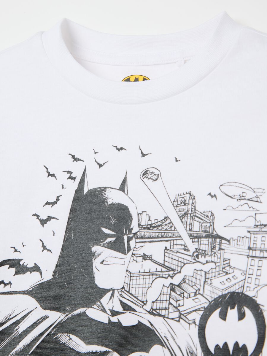 White and grey Batman jogging set_3