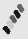 Five-pack of multicolour short socks in organic cotton blend_0
