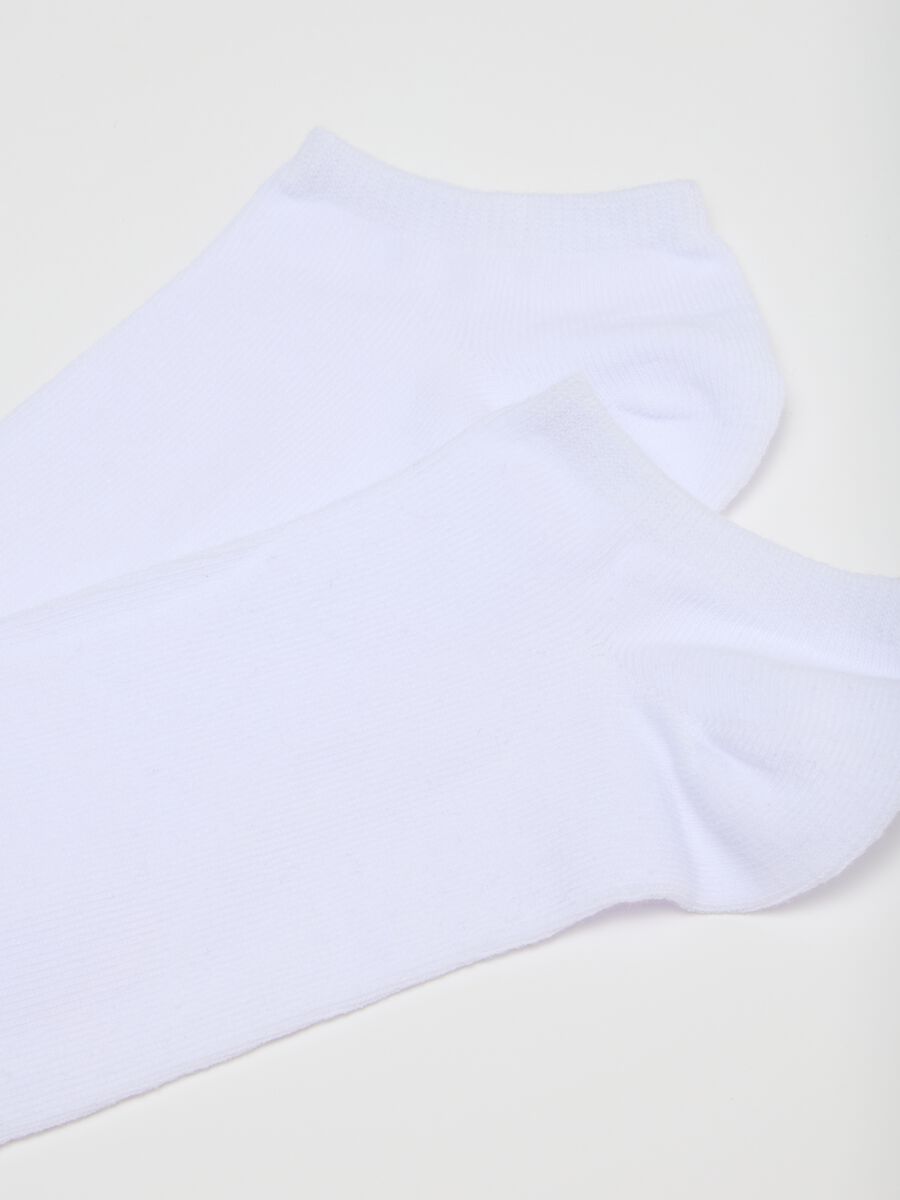 Men's Cotton Blend White Socks Multipack_2