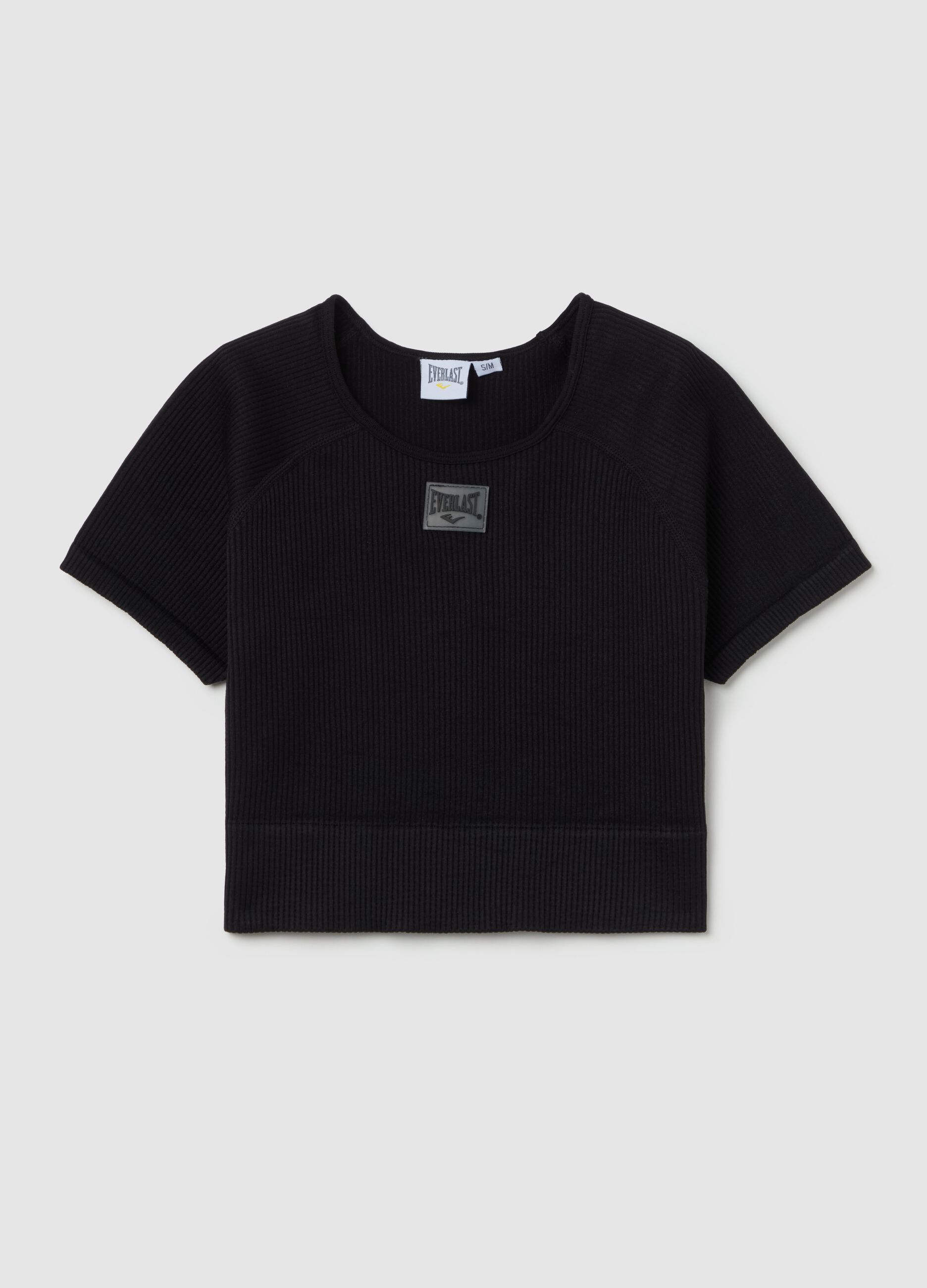 Ribbed crop T-shirt