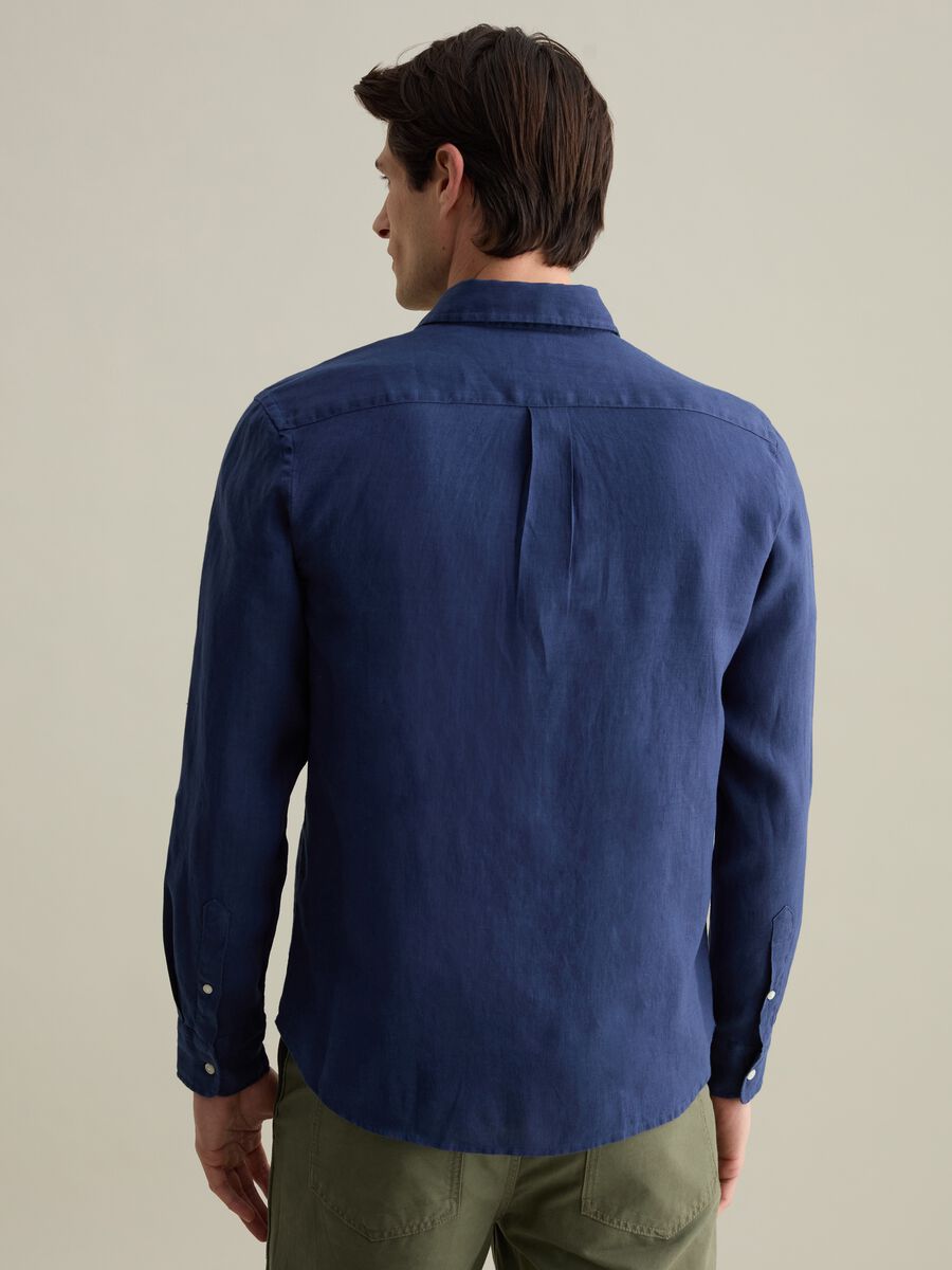 Button-down shirt in linen_2