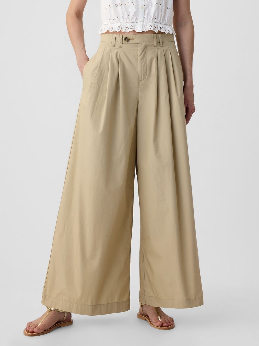 GAP x DÔEN Pantalone a vita alta con pinces_2