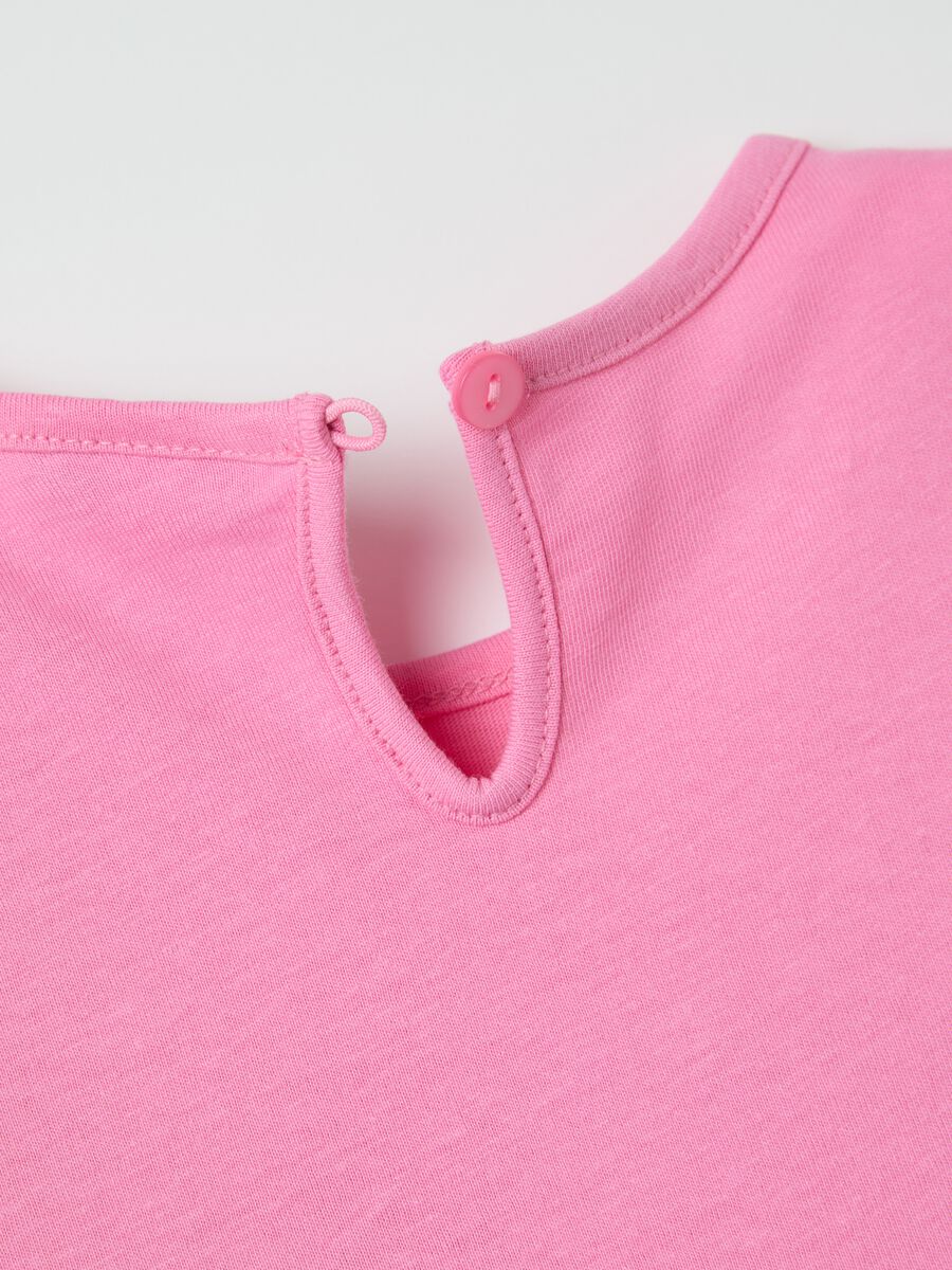 Cotton T-shirt with strawberry print_2