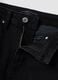 Black stretch-cotton denim flare-fit jeans_5
