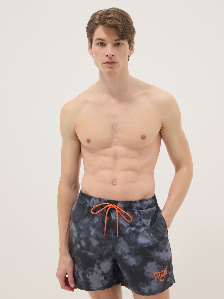 Boxer da mare multicolor regular fit con stampa Everlast_0