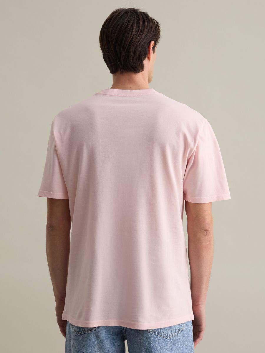 Solid colour cotton T-shirt_3