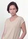Beige pure viscose V-neck T-shirt, regular fit_3