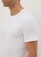 Tripack white crew neck T-shirts in pure cotton regular fit_3