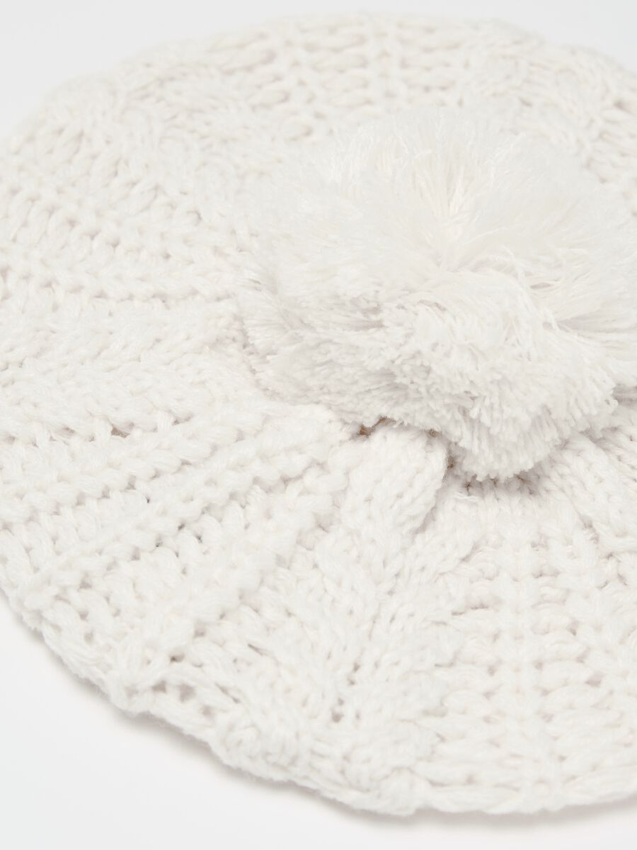 French beret with pom-pom_1