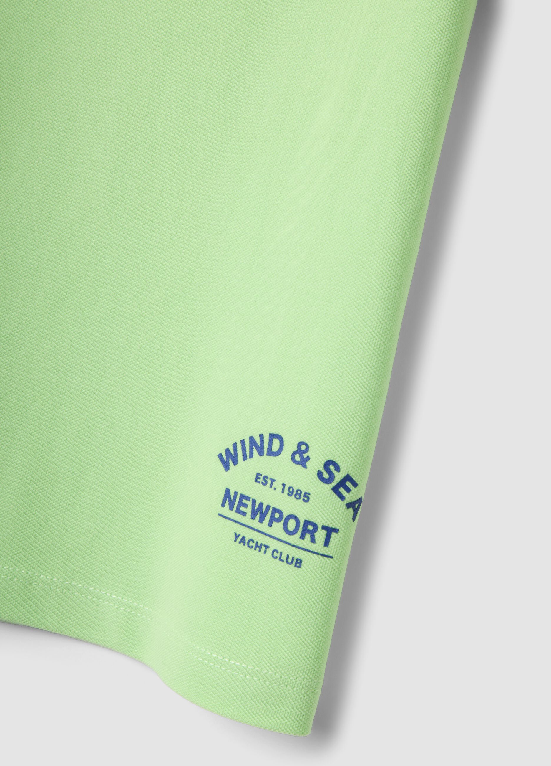 Green pure organic cotton kids&rsquo; T-shirt with print