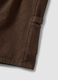 Brown pure cotton bermuda shorts_5