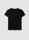 Girls&rsquo; black stretch cotton regular-fit T-shirt_4
